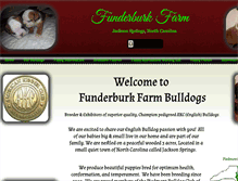 Tablet Screenshot of funderburkfarm.com